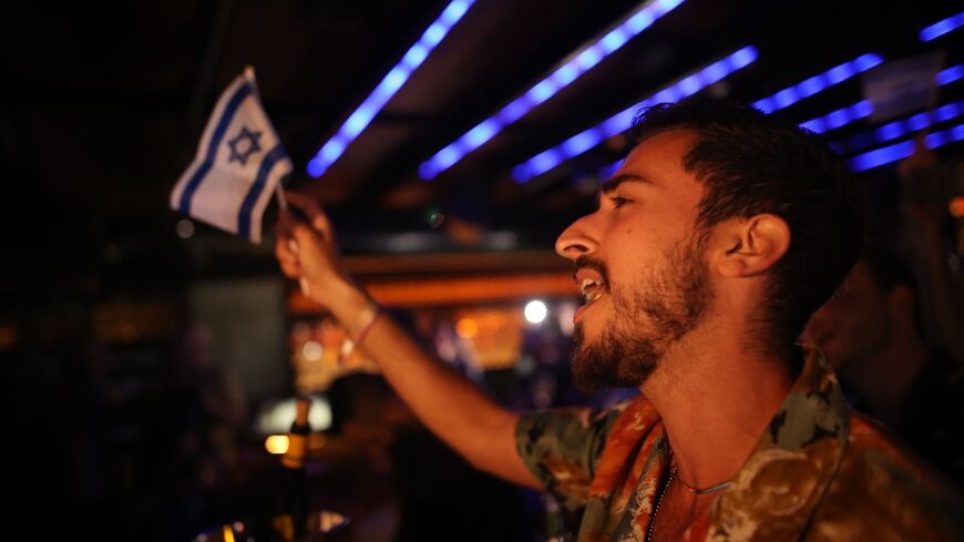 The mood was electric at the packed Layla bar in Tel Aviv as the show got underway